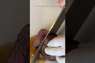 Lamb Steak with Rosemary Butter Sauce. The recipe is below.