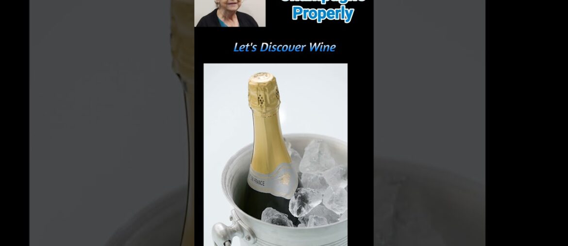 Serving sparkling wine! @Let's Discover Wine (109n) #wine #sparklingwine #champagne #cava #shorts