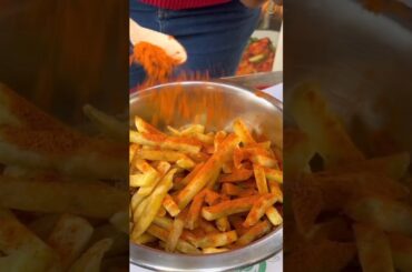 french fries, street food recipe in Hyderabad #shorts #trending  #shortvideo #viral