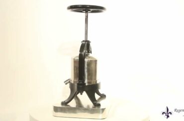 Antique Rare French Silver plated Duck Press 20th Century