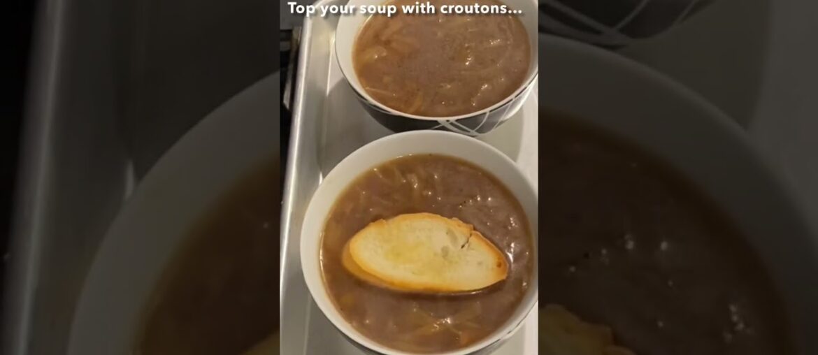 Savory and deliciously gooey French Onion Soup. The recipe is below. Savory and deliciously gooey French Onion Soup. The recipe is below.