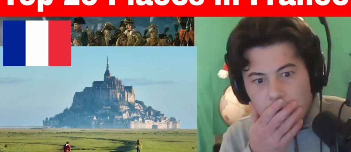 American Reacts Top 25 Places To Visit in France - Travel Guide