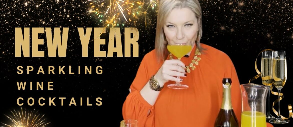 PITCHER PROSECCO COCKTAIL RECIPE | Easy, make-ahead sparkling wine cocktail for New Year's Eve PITCHER PROSECCO COCKTAIL RECIPE | Easy, make-ahead sparkling wine cocktail for New Year's Eve