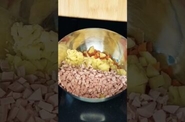 French Salad Olivier #cooking #recipe #food #shorts