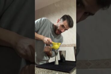 Sparkling wine with a sidecar cocktail to celebrate the new year