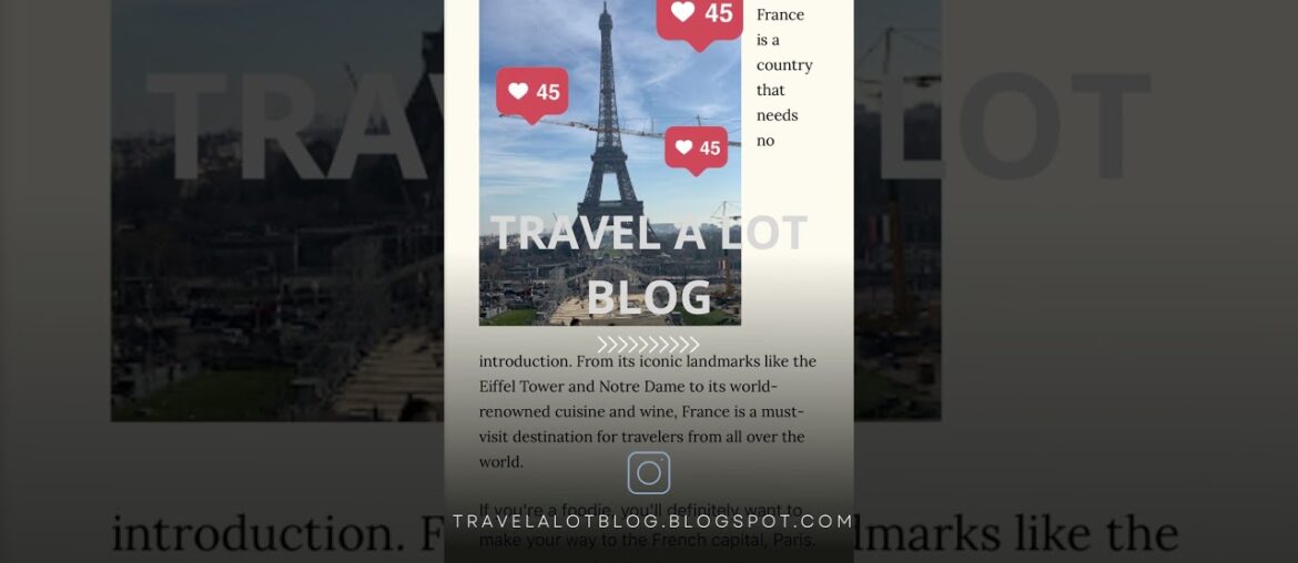 France Travel Guide - Travel a Lot: The Blog