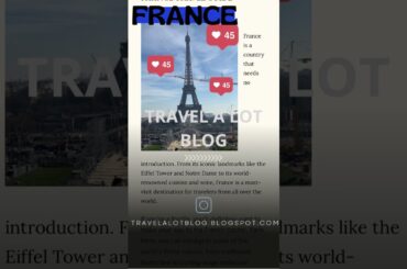 France Travel Guide - Travel a Lot: The Blog