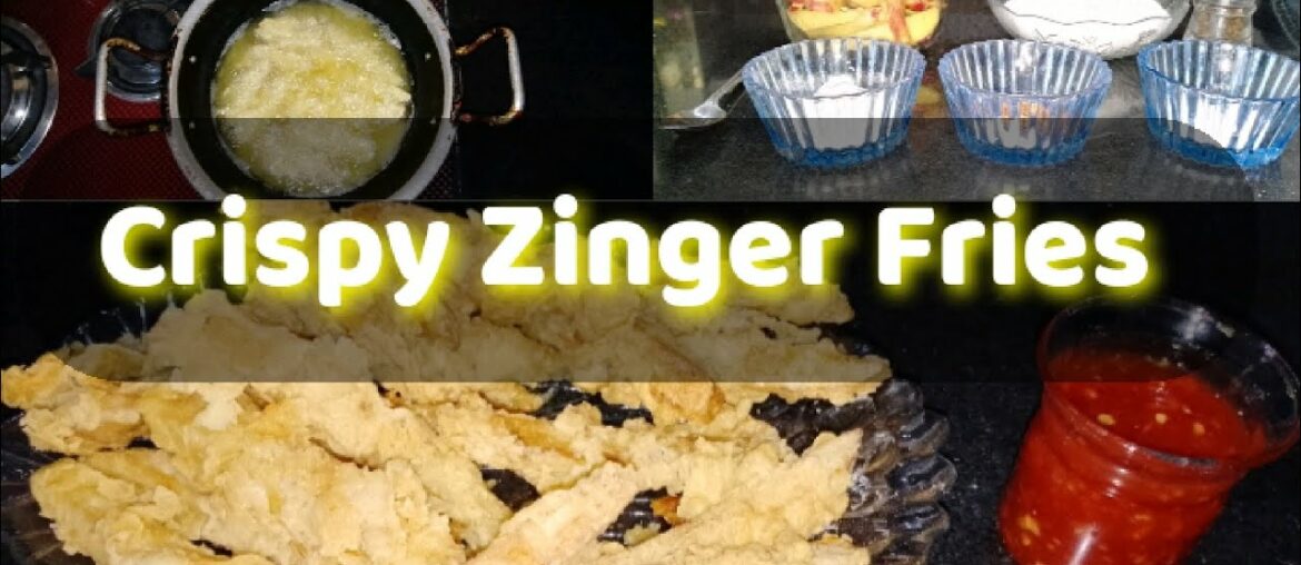 Crispy Zinger French fries Recipe | By My Daily Routine | How to make  Crispy French fries Recipe