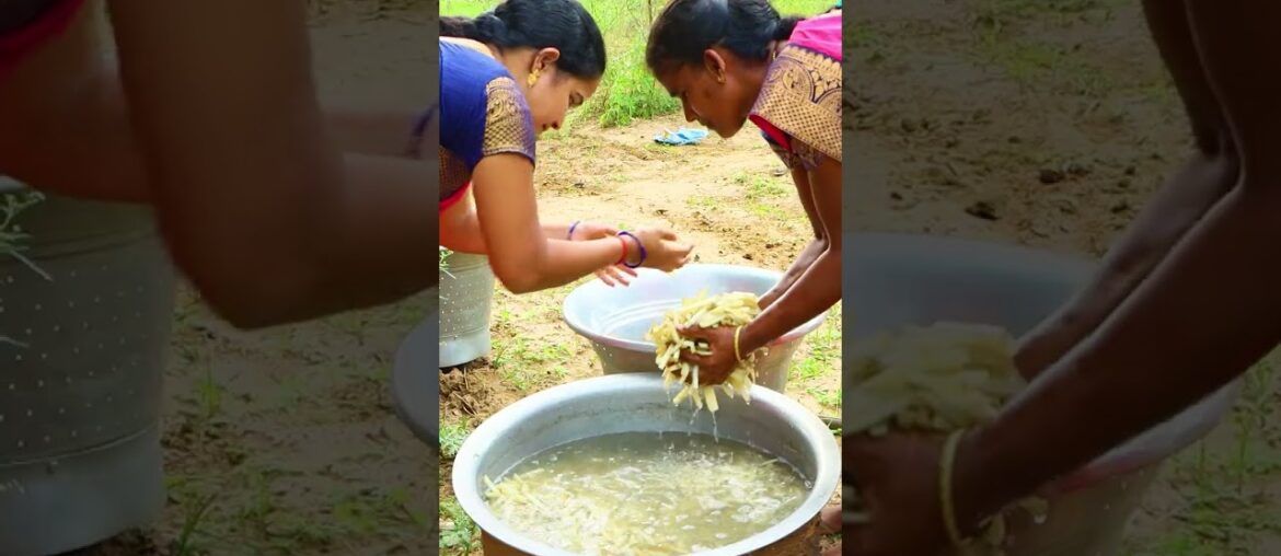 POTATO FRENCH FRIES - Crispy Finger Chips #villagebabys #frenchfries #shorts