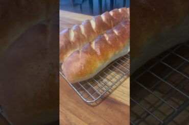 French Bread straight out of the oven cooling down. Looks like I’ll be making Po Boys. #tooeasy