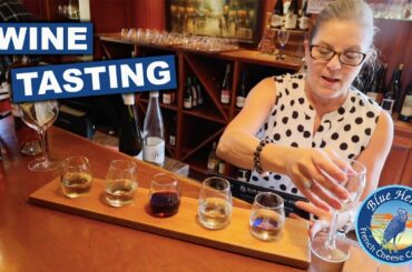 Blue Heron French Cheese Factory Wine Tasting | Trying A Flight Of Flavors