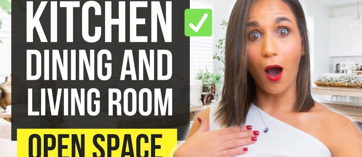 TOP 12 Living room + Dining room + Kitchen Interior Design Ideas | Open Space Home Decor