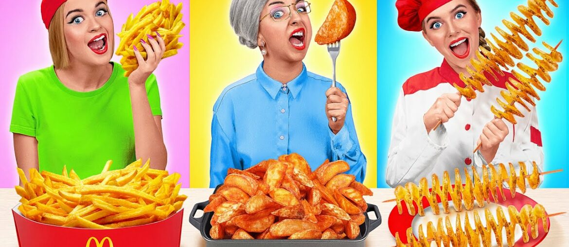 Me vs Grandma Cooking Challenge | Kitchen Hacks and Tricks by Multi DO Challenge