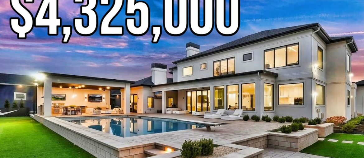 Modern French Chateau with a Soccer Field | Mansion Tour Modern French Chateau with a Soccer Field | Mansion Tour