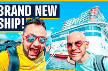 Boarding Carnival's BRAND NEW SHIP - Maiden Cruise Chaos, Fun and Food!
