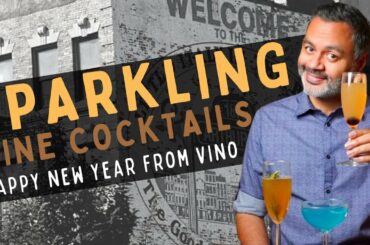 3x SPARKLING WINE Cocktails || New Years Eve