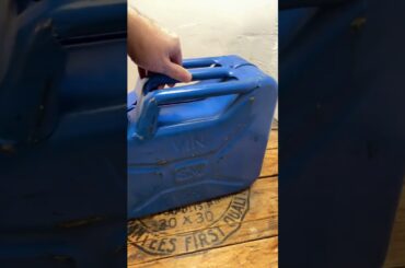 Antique French Army Jerry Can for Wine  1955 #barnfind  #militaria #winelover