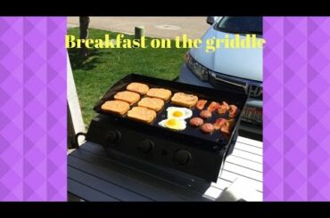 Breakfast on the Royal Gourmet portable griddle