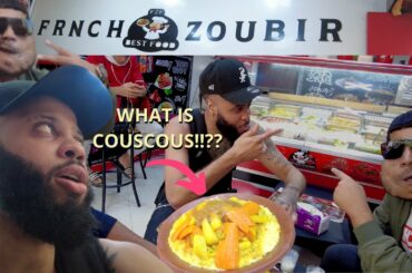 WHAT IS COUSCOUS!!?? I DID NOT EXPECT IT TO TASTE LIKE THIS!! FRENCH ZOUBIRS MOM COOKED ME COUSCOUS!