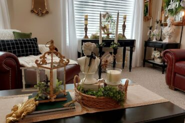 After Christmas Decorate with me  Formal  Living room & Dining room/ French Country / Farmhouse