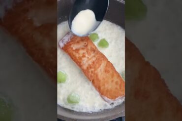 Salmon Veronique. The recipe is below.