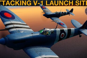 1944 Allied Fighter Bombers Attack V-1 Rocket Launch Sites In France | DCS