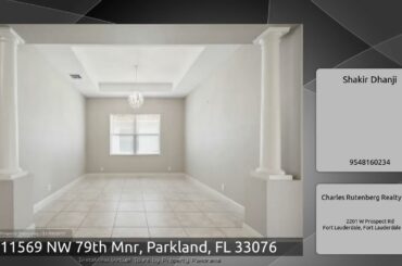 11569 NW 79th Mnr, Parkland, FL 33076