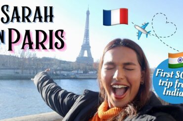 Indian Girl SOLO in Paris! Living in a Parisian Home, Public transport & more! #TravelWSar