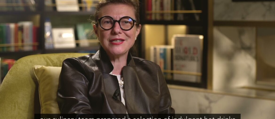 Barbara Muckermann, Silversea's president and CEO, tours Silver Endeavour's restaurants and lounges Barbara Muckermann, Silversea's president and CEO, tours Silver Endeavour's restaurants and lounges