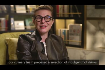 Barbara Muckermann, Silversea's president and CEO, tours Silver Endeavour's restaurants and lounges