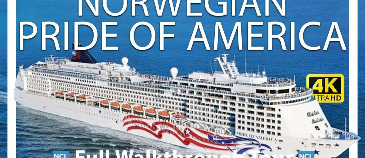 NCL Pride of America | Full Walkthrough Cruise Ship Tour | Ultra HD | Norwegian Cruise Line