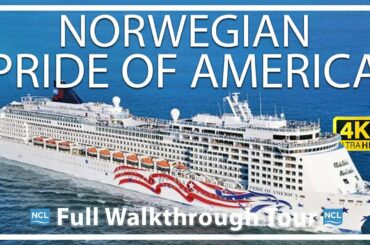 NCL Pride of America | Full Walkthrough Cruise Ship Tour | Ultra HD | Norwegian Cruise Line