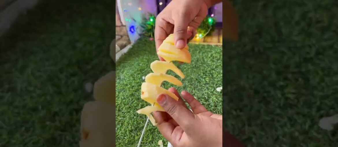2 in 1 video french fries, spiral potato recipe #shots #viral