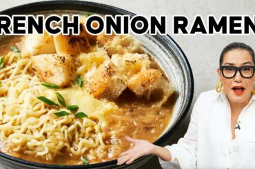 The BEST Comfort Food Collab | Cheesy French Onion Ramen | Marion's Kitchen