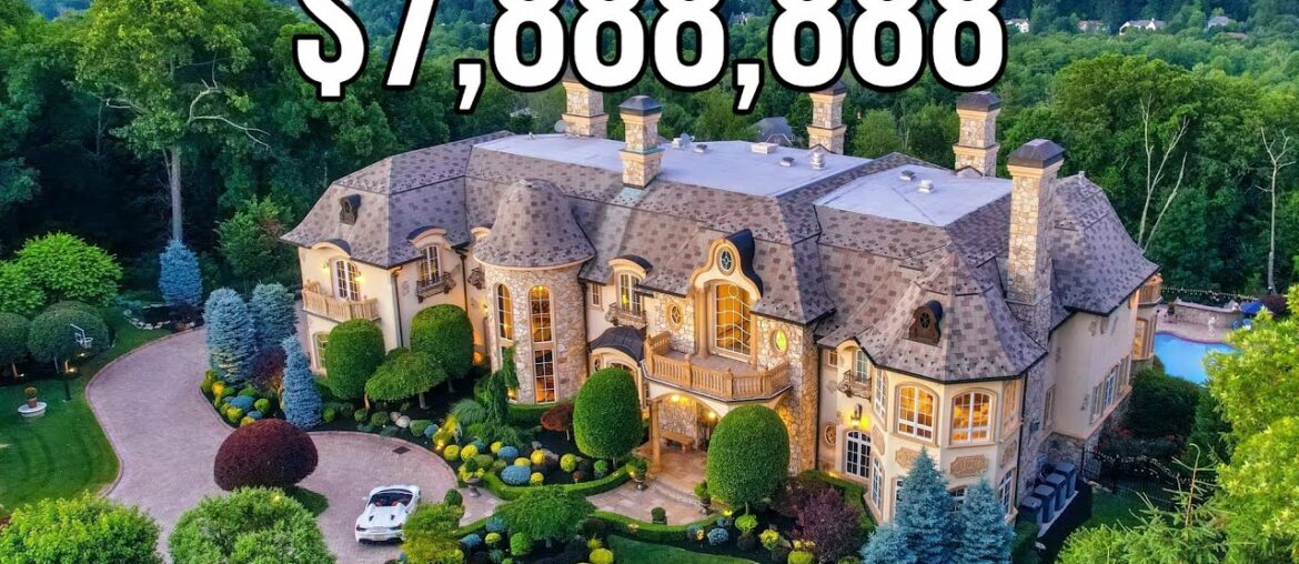 $7,888,888 Mahwah French Chateau | Mansion Tour $7,888,888 Mahwah French Chateau | Mansion Tour