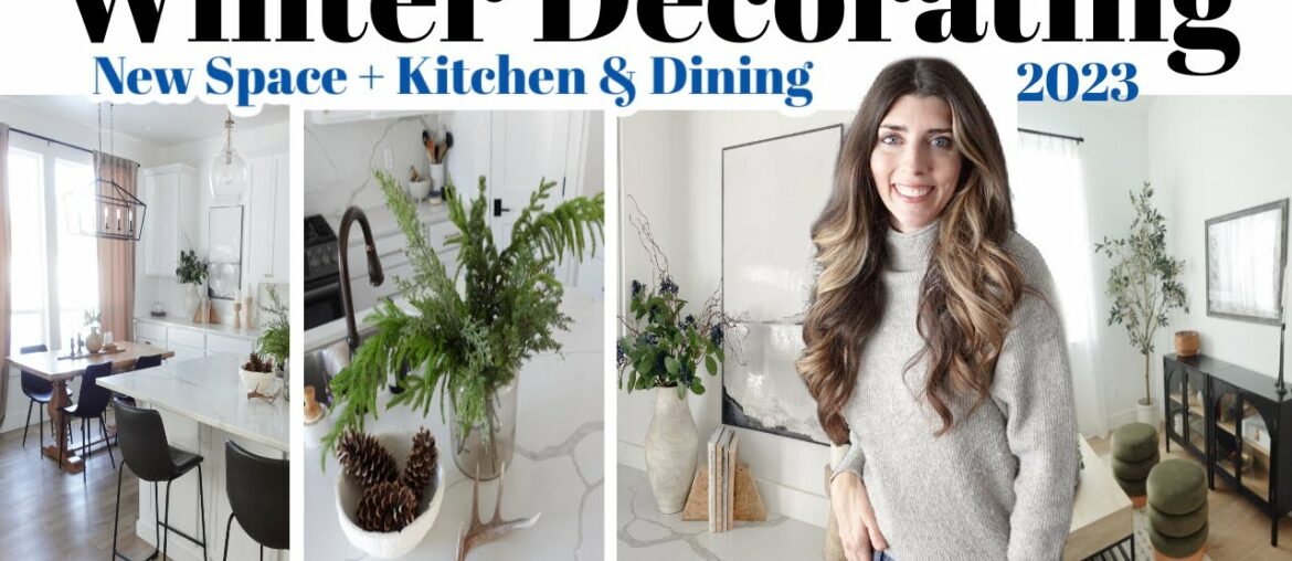 Winter Decorating Ideas 2023 for Kitchen & Dining / Creating a Cozy Home after Christmas Winter Decorating Ideas 2023 for Kitchen & Dining / Creating a Cozy Home after Christmas