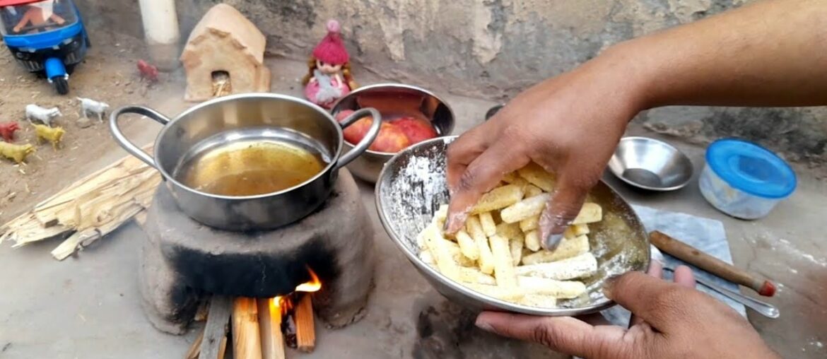 Crispy Masala French Fries Recipe by Anmol's Mini Cooking