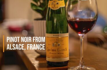 What's in my glass? Episode 3: Tasting the Gustave Lorentz, Pinot Noir, AOC, Alsace, France