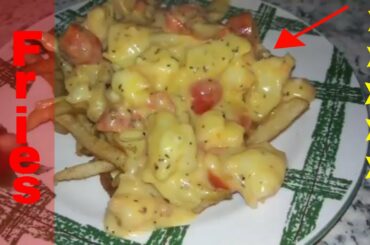 (Ghetto Gourmet) Seafood Smothered Poutine String Fries 2017 |  Free Style Recipes