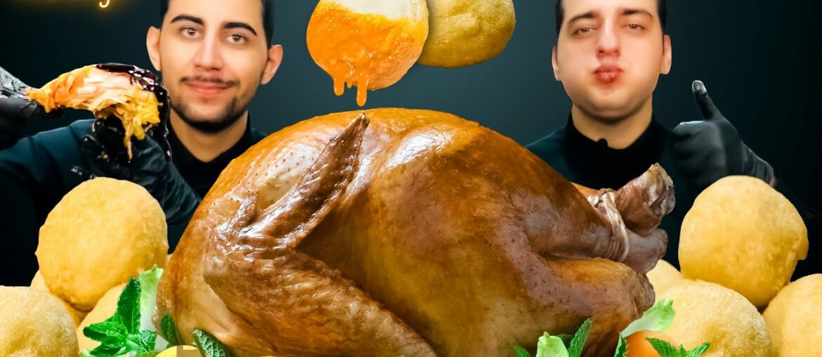 ASMR Turkey in red Sauce + Fried Rice + French Fries | eating sound & mukbang | Mr. Burger ASMR ASMR Turkey in red Sauce + Fried Rice + French Fries | eating sound & mukbang | Mr. Burger ASMR