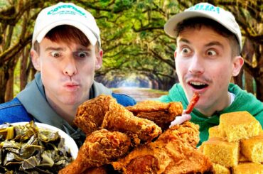 Brits try REAL Southern Fried Chicken for the first time!
