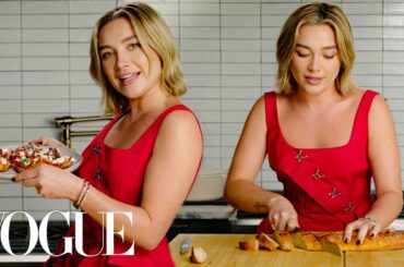 Florence Pugh Cooks Garlic Crostini | Vogue