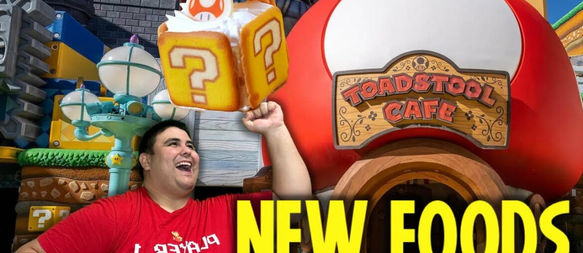 NEW Toadstool Cafe Full Menu Review | Super Nintendo World | Universal Studios Hollywood NEW Toadstool Cafe Full Menu Review | Super Nintendo World | Universal Studios Hollywood