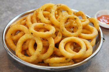 Potato Rings Recipes ! Delicious and Easy ! Crispy French Fries ! Potato Recipes