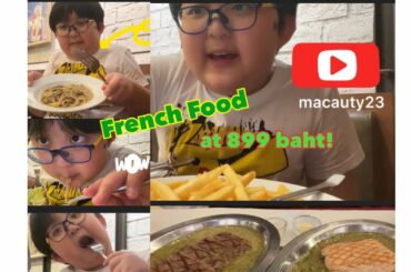 Mukbang I my 899 baht French food experience at Le boeuf Bangkok Thailand