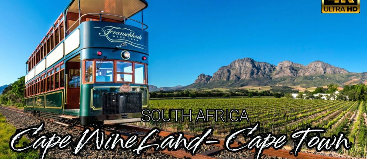 Cape Town- A great wine Capital | Cape Winelands - South Africa | Stellenbosch Franschhoek [4k]