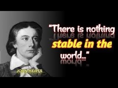 Quotations Of John Keats | Literature For Life Quotations Of John Keats | Literature For Life