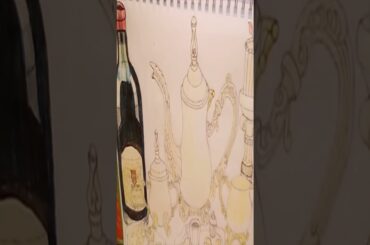 FRENCH PICNIC COLOR PENCIL #shorts