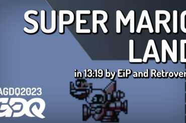 Super Mario Land by EiP and Retroverse in 13:19 - Awesome Games Done Quick 2023