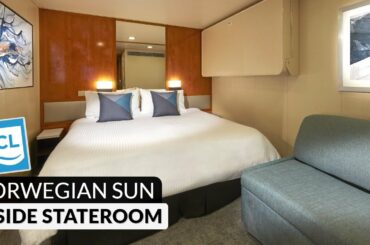 Norwegian Sun | Inside Stateroom Tour & Review 4K | Category IA, IB, IF, IX